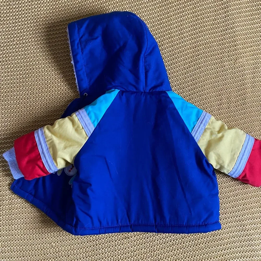 Vintage 80s Weather Tamer Color Block Snowman Winter Jacket & Bib Set Snowsuit